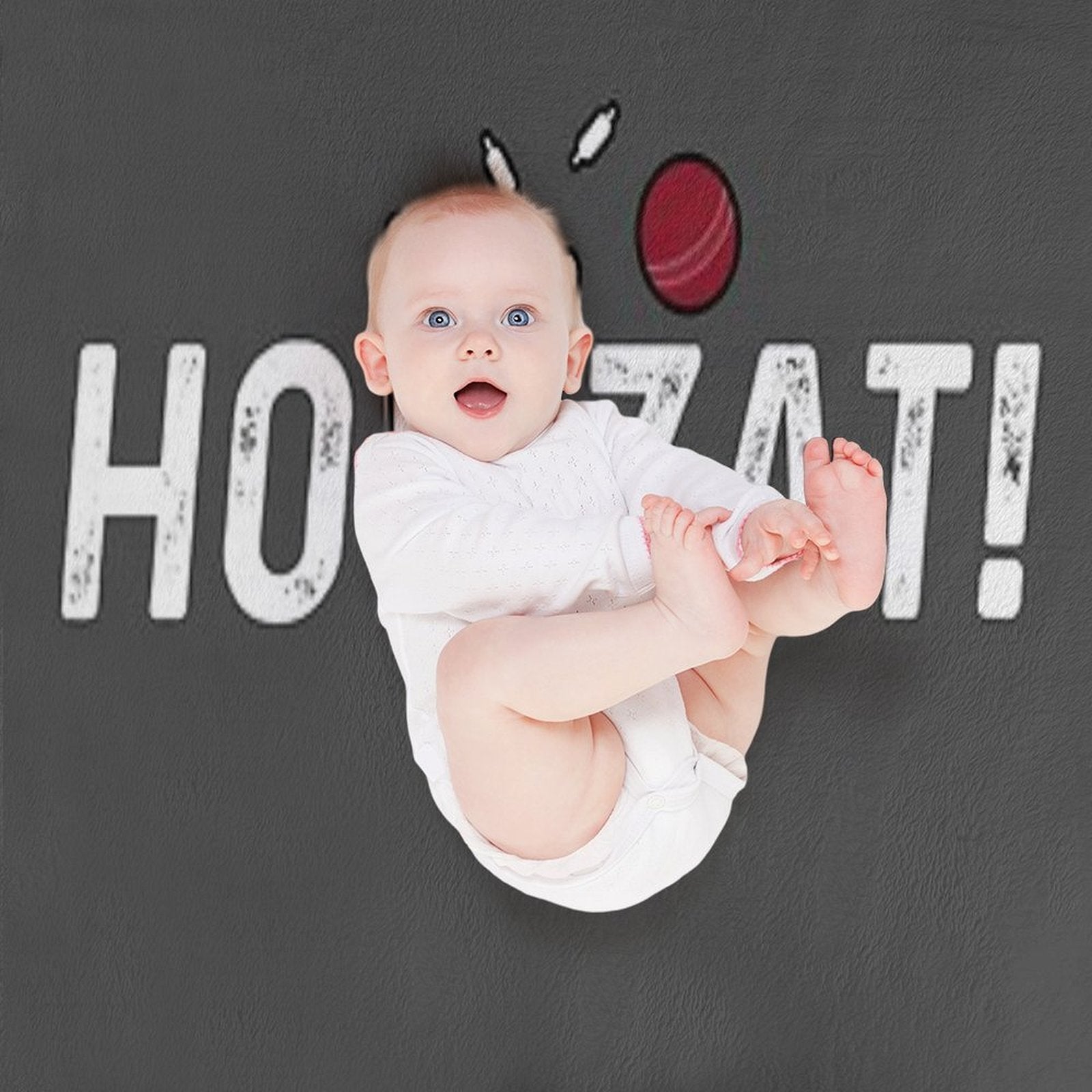 Cricket Lover Howzat Ball And Wicket by Cricket Fan Gifts Durable Throw Blanket