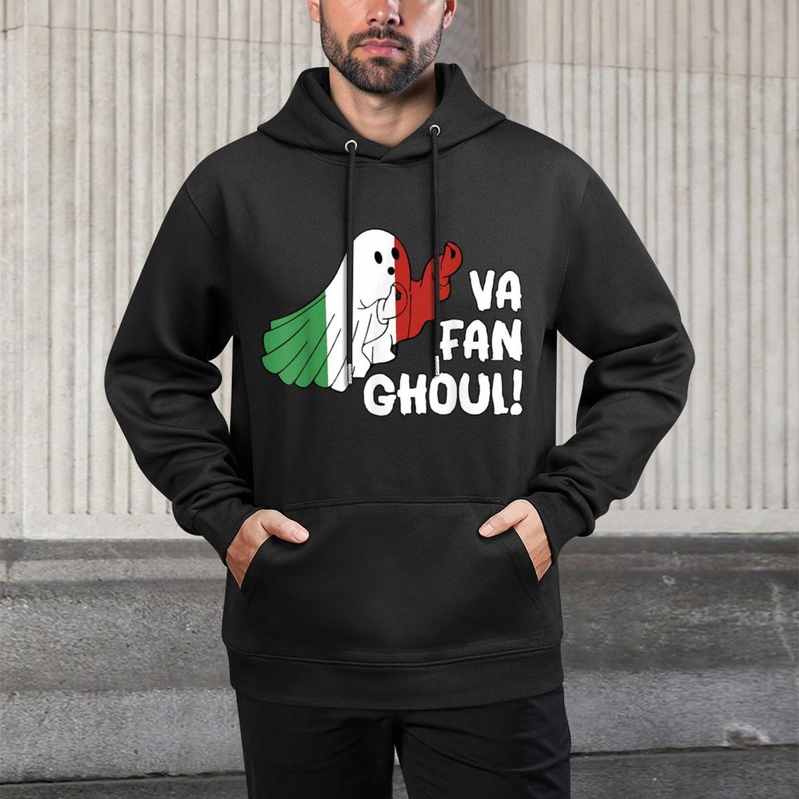 Va Fan Ghoul - Funny Italian Halloween Women Men Moisture-Wicking Hoodie
