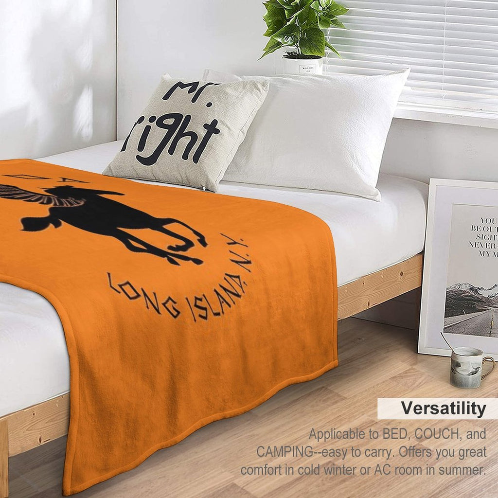 Camp Half-Blood Plush Throw Blanket