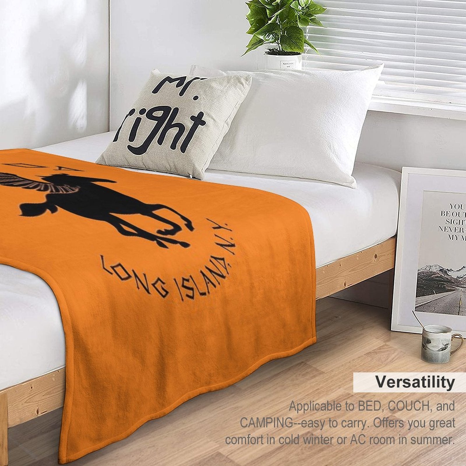 Camp Half-Blood Plush Throw Blanket