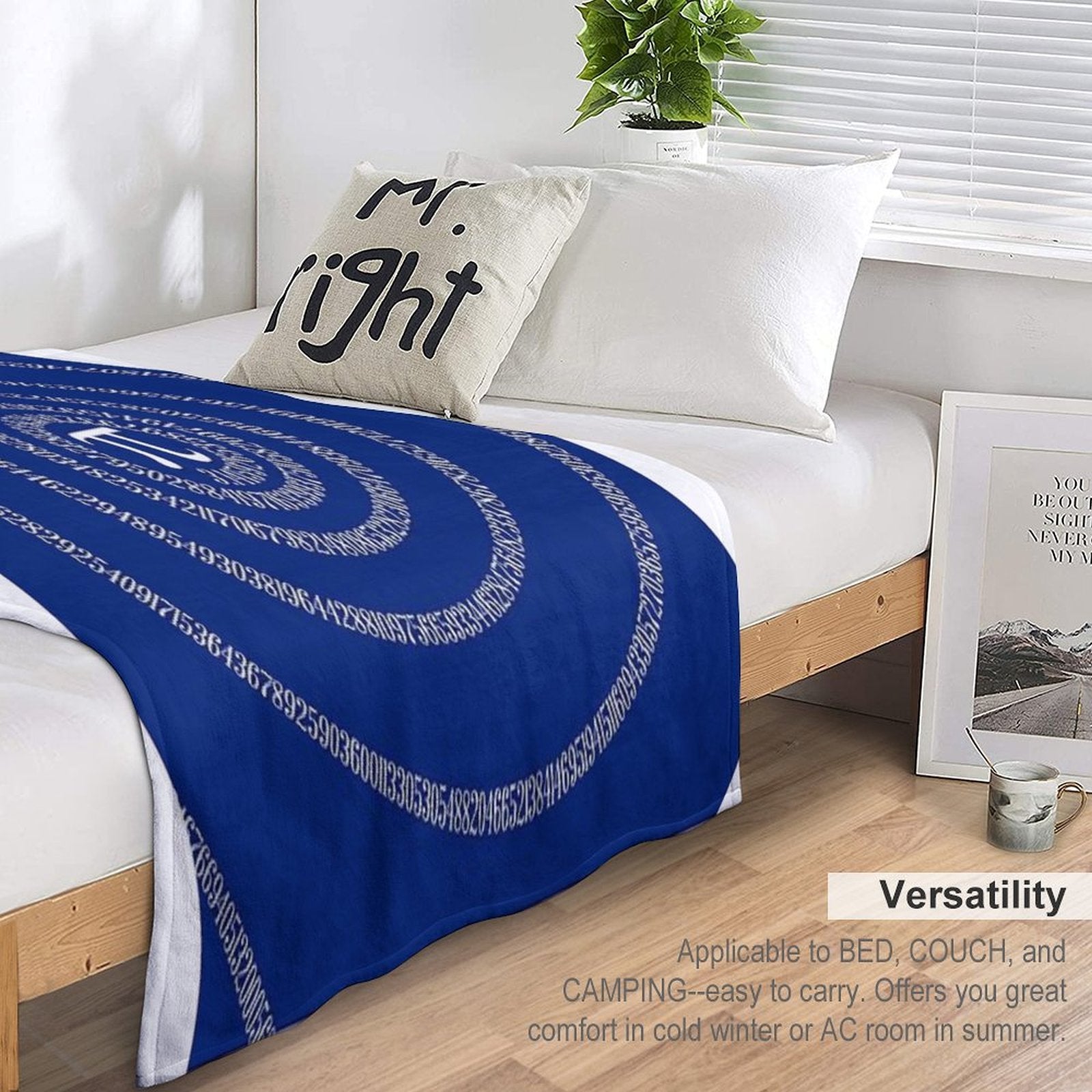 A S Pi Ral ... Versatility Throw Blanket