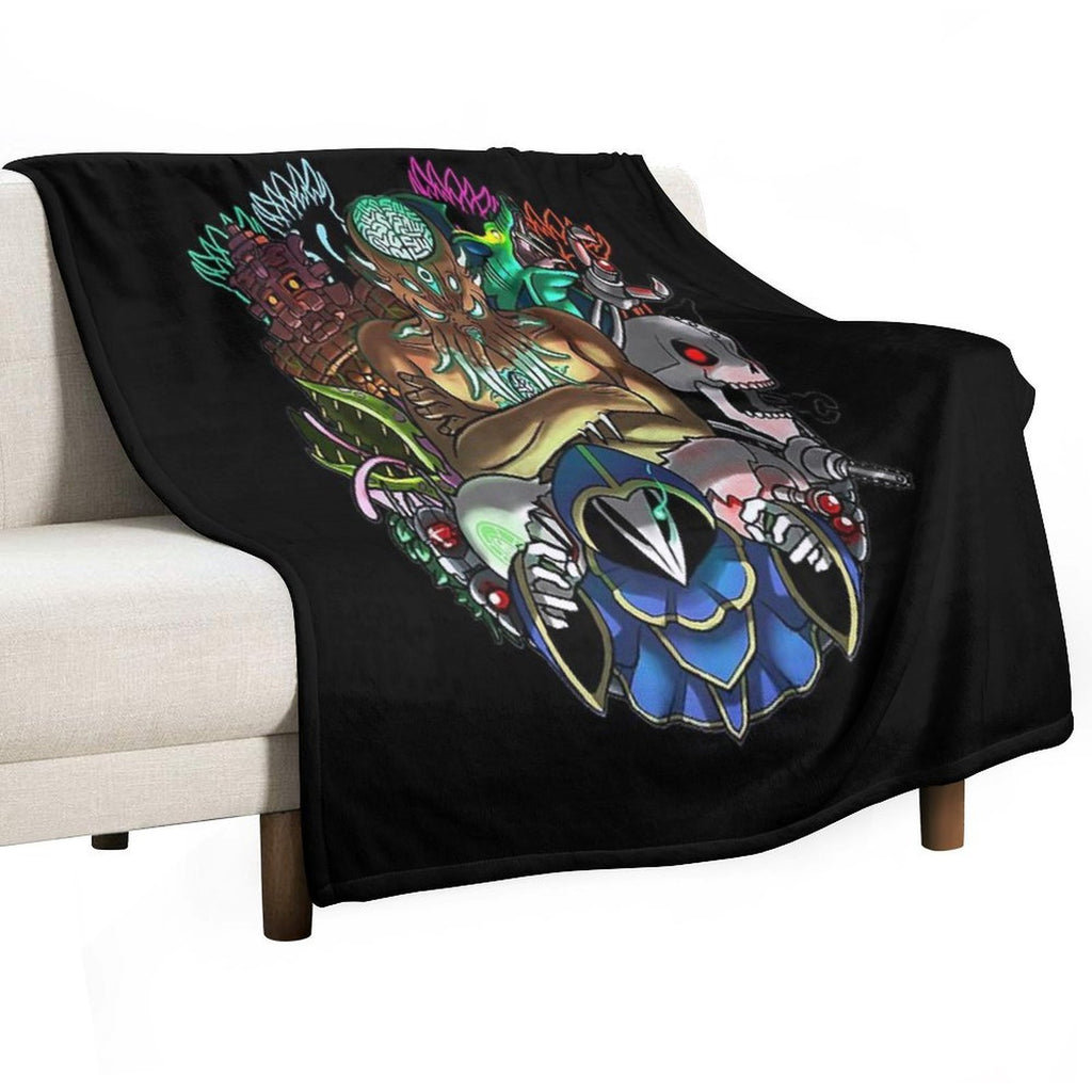 Gift For Men Terraria Game Boss Halloween Eco-conscious Throw Blanket