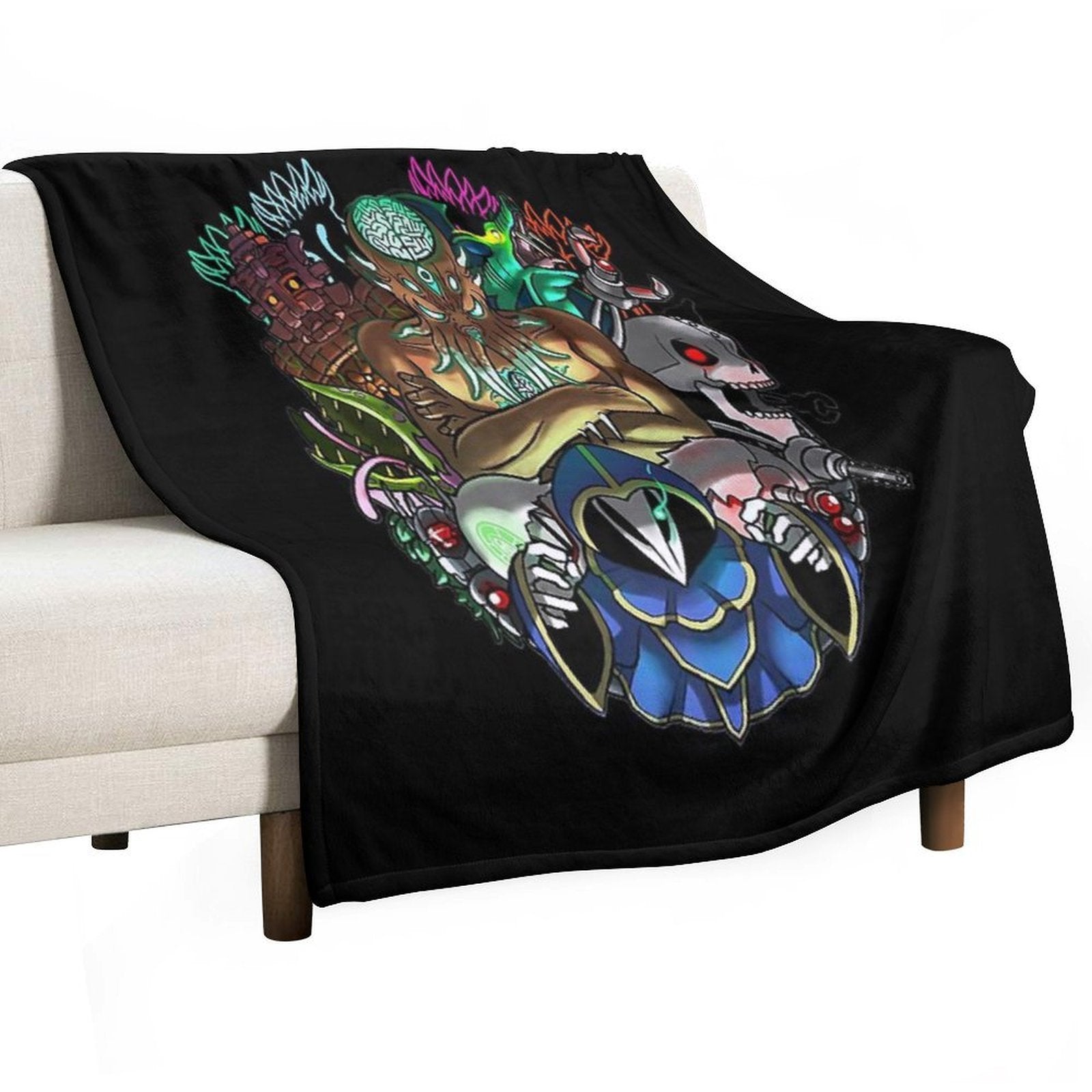 Gift For Men Terraria Game Boss Halloween Eco-conscious Throw Blanket
