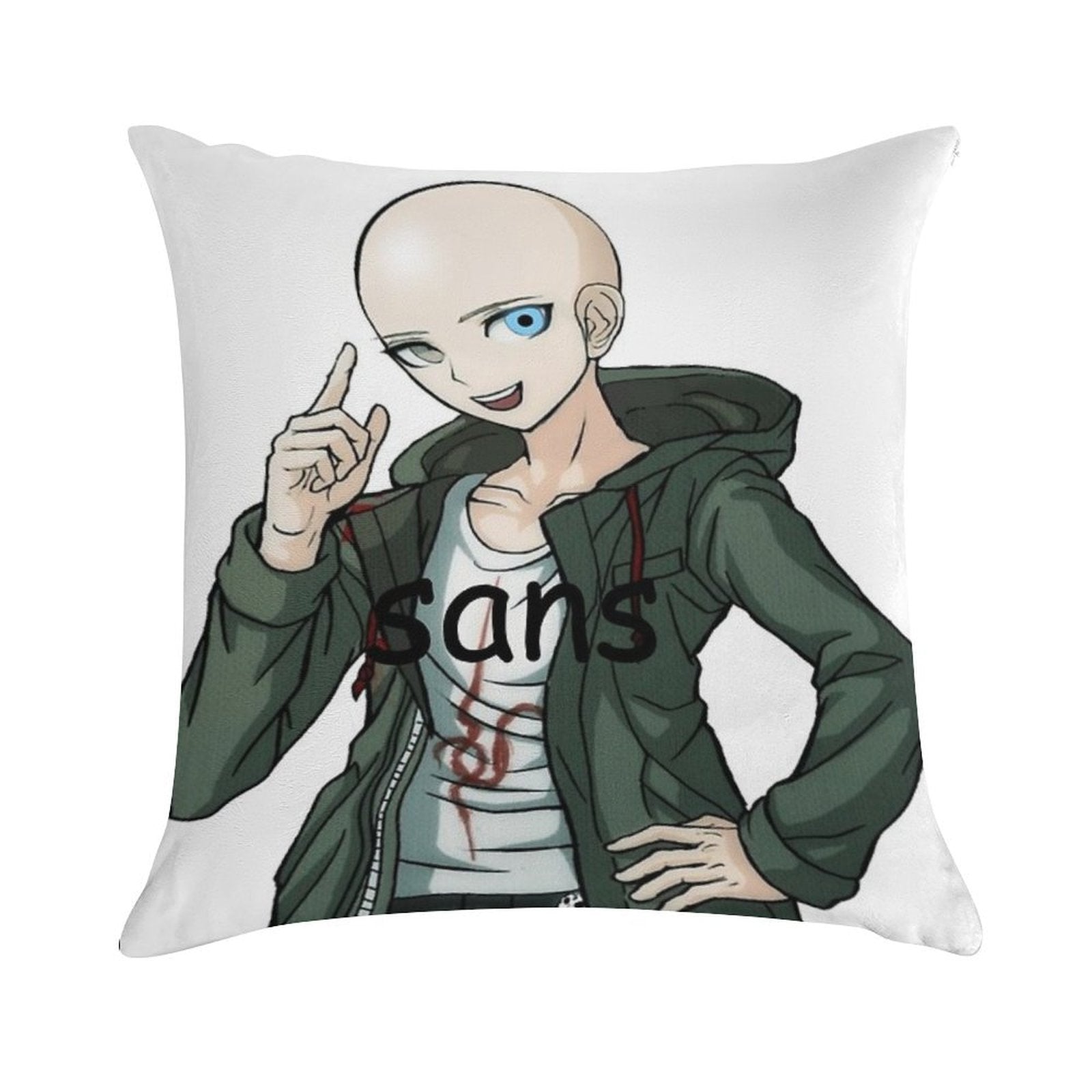 Komaeda Sans Soft Warmth Comfort Throw Pillow
