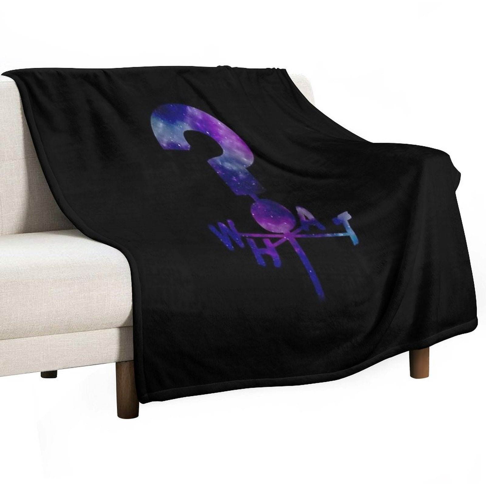 The Mystery Shack Question Mark Weathervane Sustainable Throw Blanket