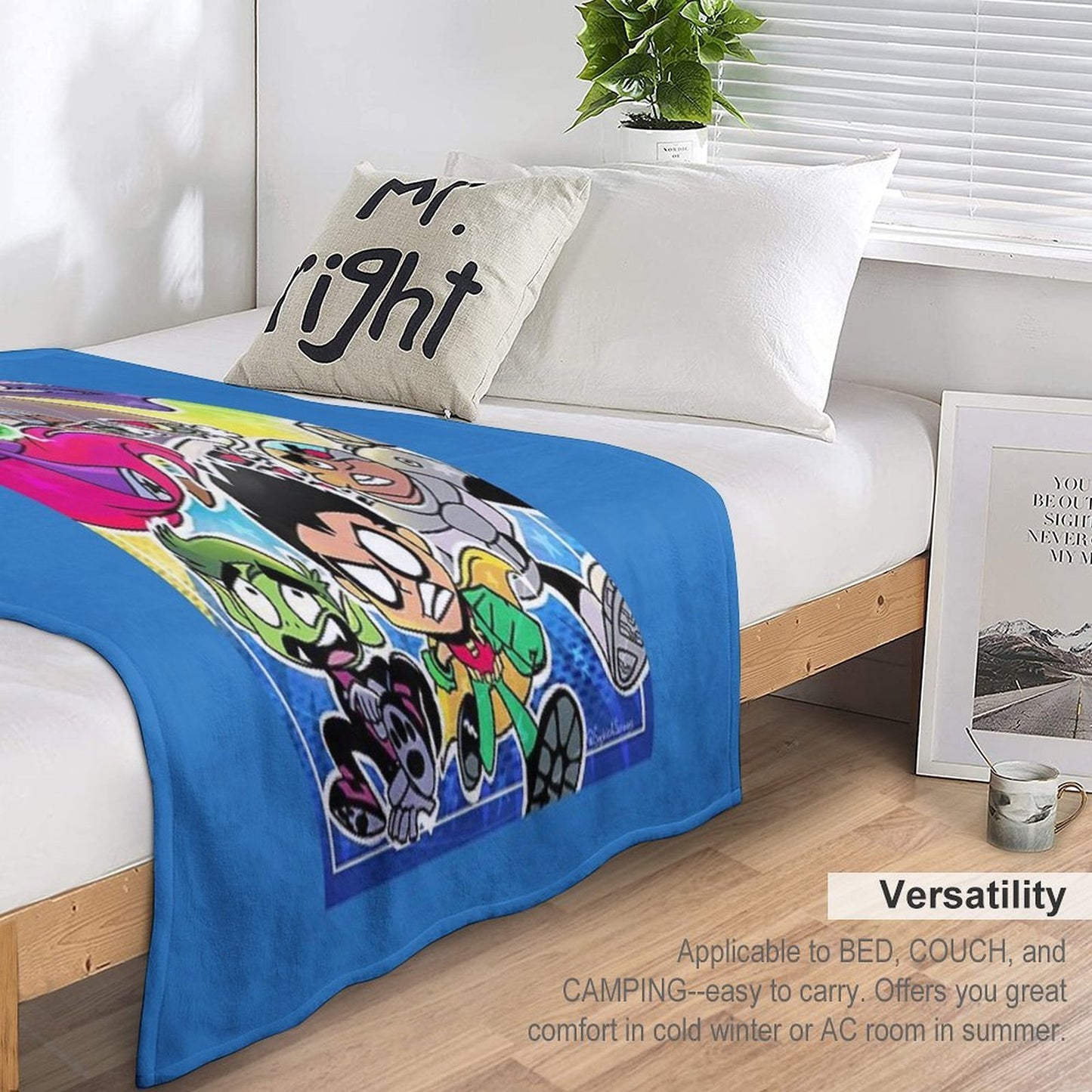 Teen Titans Go! Anti-pilling Throw Blanket