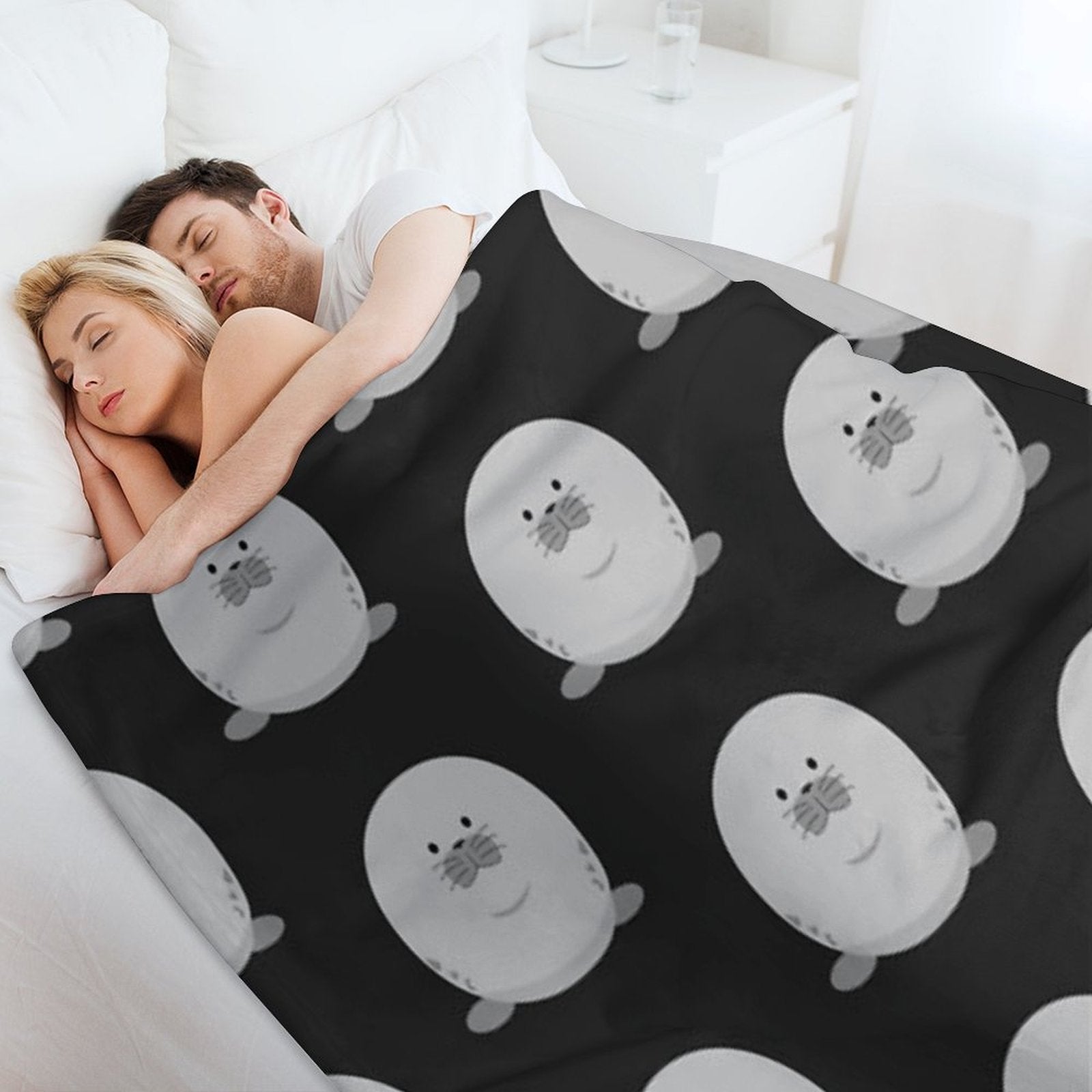 Cute Chonky Seal Durable Throw Blanket