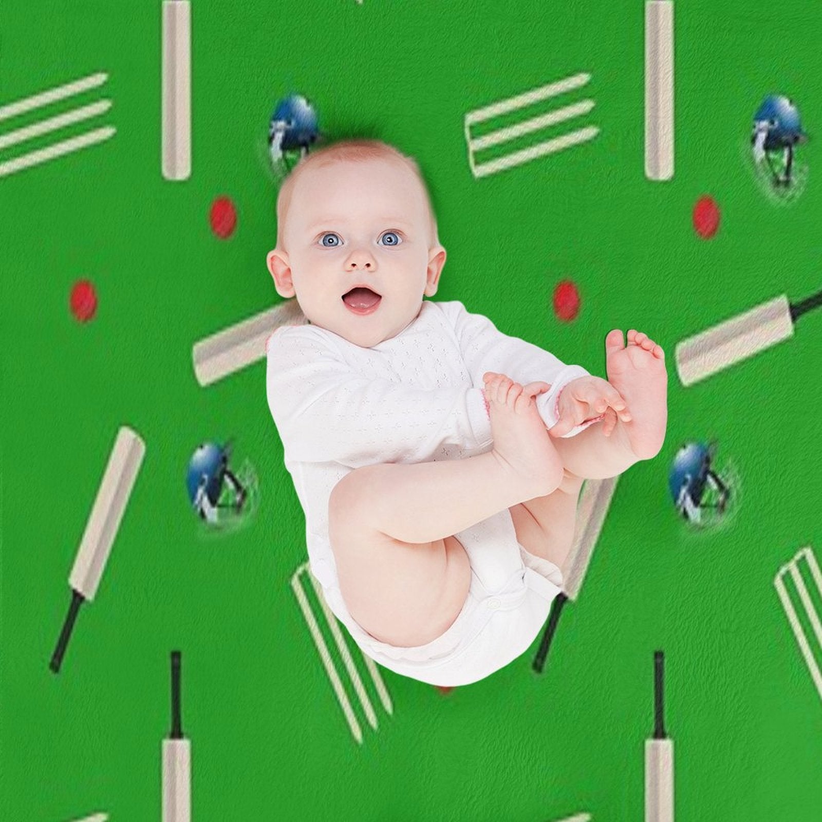 Cricket Pattern Wrinkle-free Throw Blanket