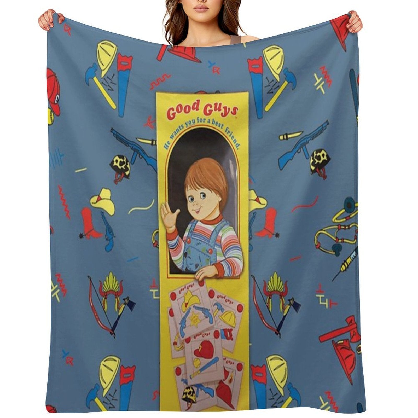 The Good Guys - Childs Play Ft. Chucky Comfort Throw Blanket