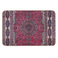 Saber Meshed Persian Carpet Print  Dirt-Trapping Bath Mat