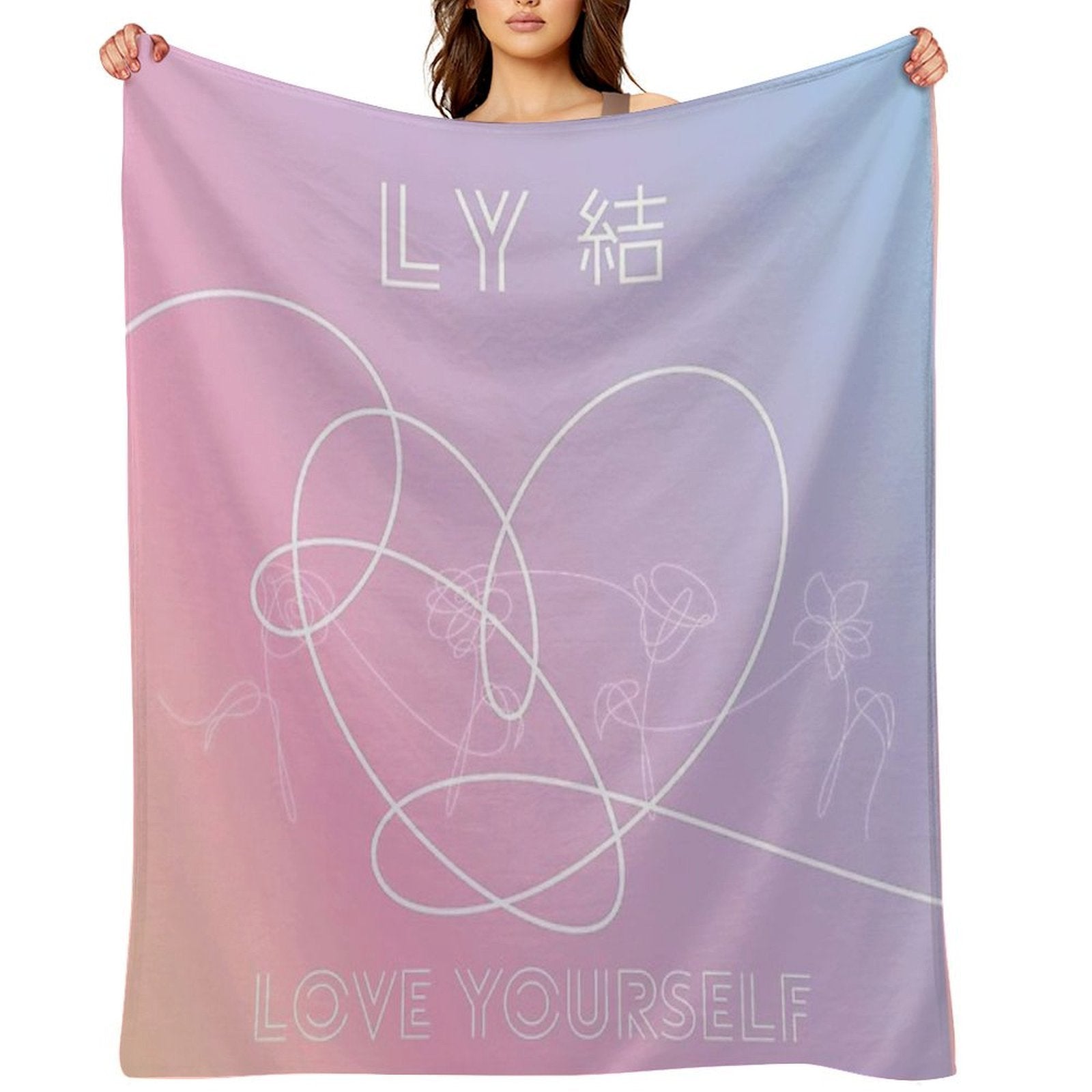 BTS LOVE YOURSELF Comfort Throw Blanket