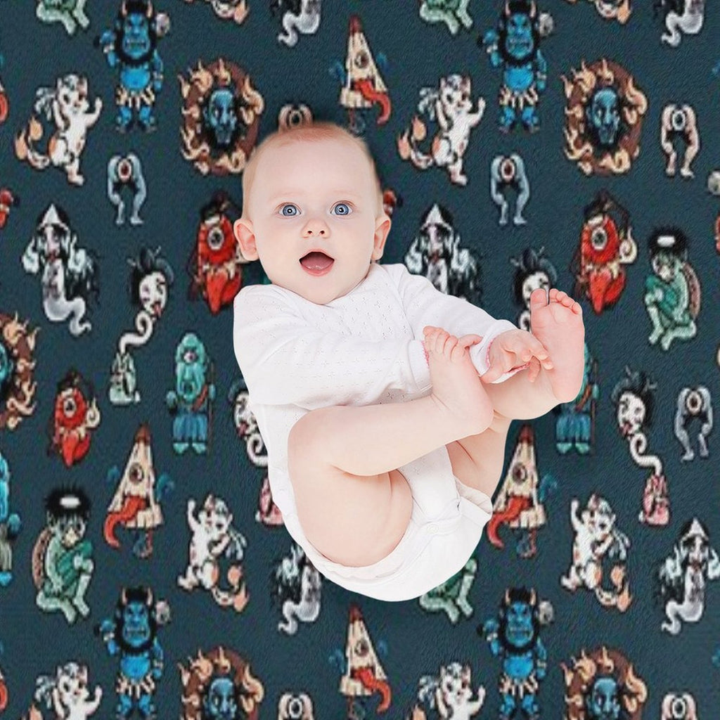 Yokai Travel-friendly Throw Blanket