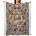 Sistine Chapel Ceiling Velvety-soft Throw Blanket