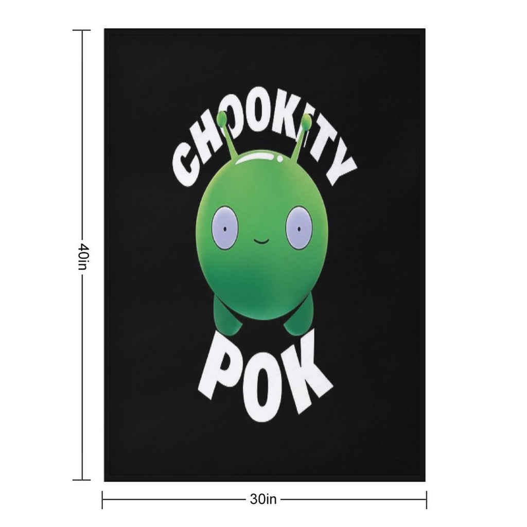 Mooncake Phrase Plush Throw Blanket
