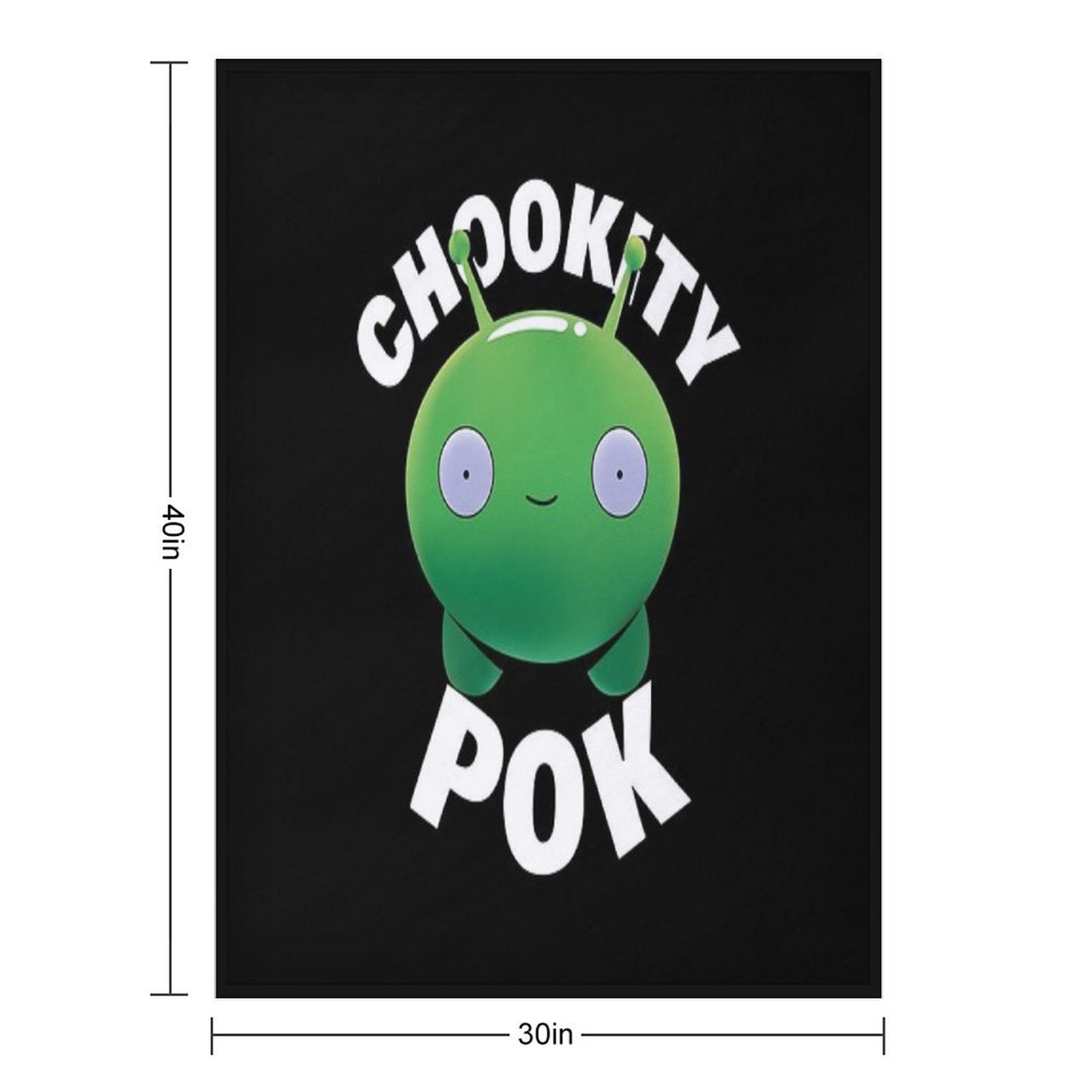 Mooncake Phrase Plush Throw Blanket