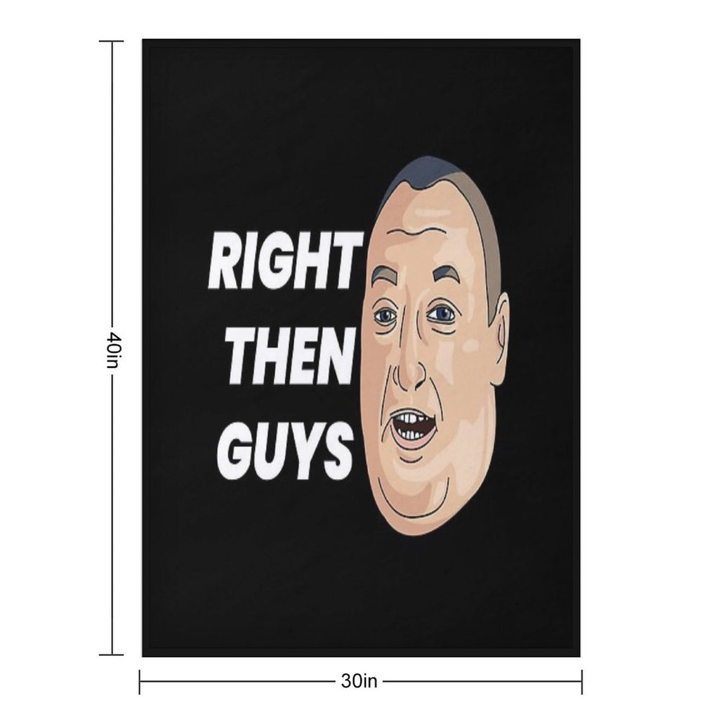 Rate My Takeaway Right Then Guys Design Anti-pilling Throw Blanket