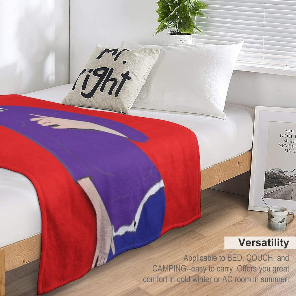 Ali The Anointed Before Redemption Travel-friendly Throw Blanket