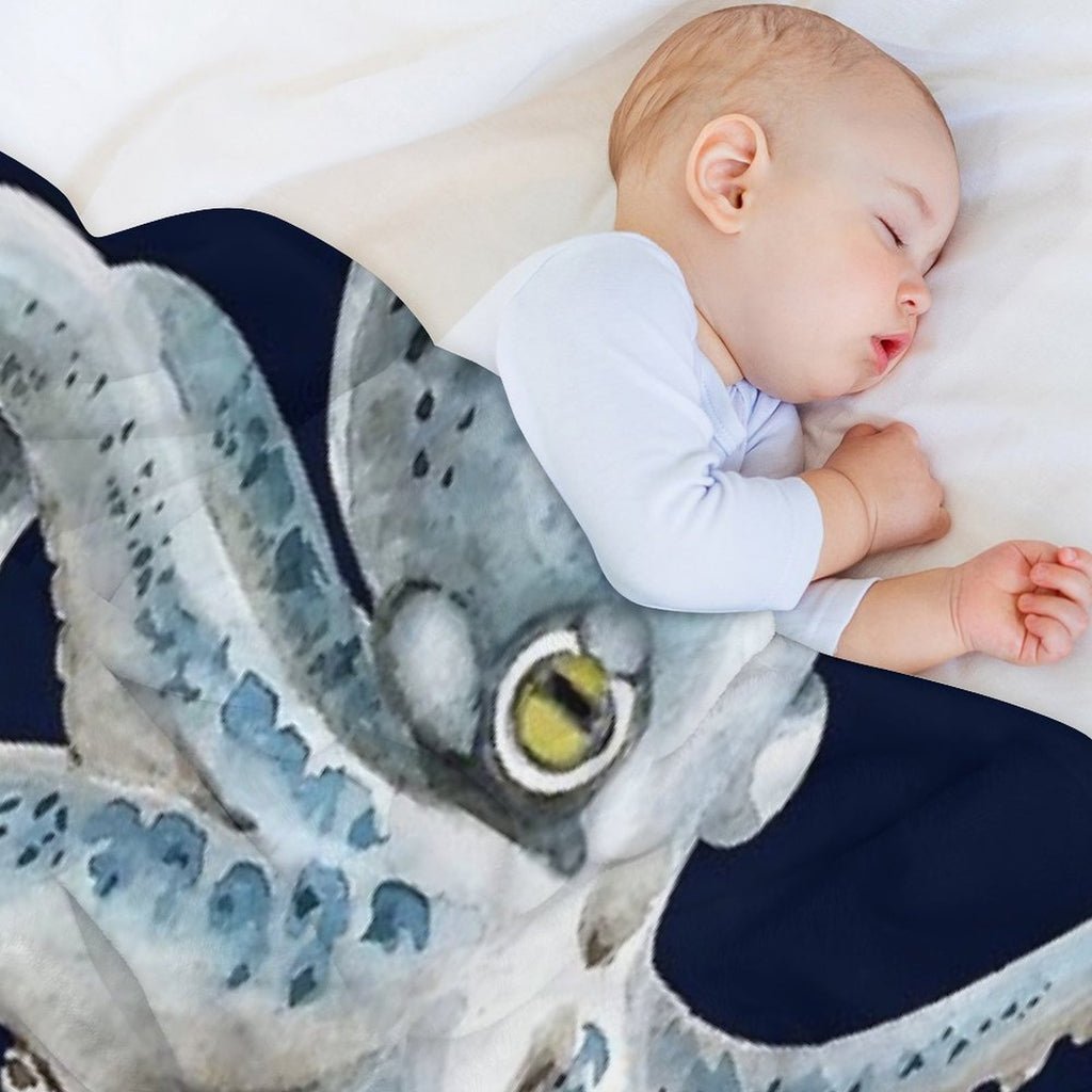 Octopus Tentaces 2 Easy Care Throw Blanket