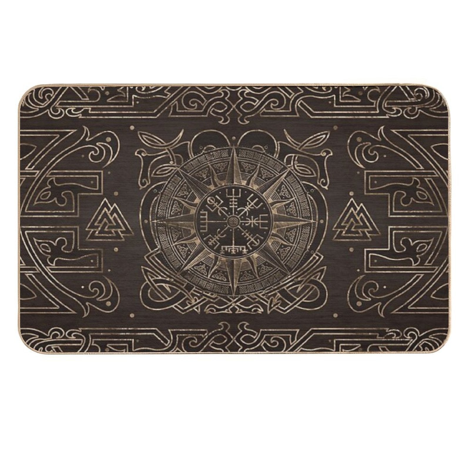 Vegvisir - Viking Compass Ornament  Multi-Purpose Bath Mat
