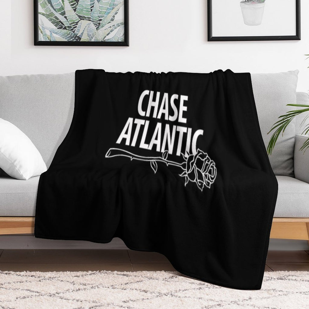 CHASE ATLANTIC ROSE LOGO Velvety-soft Throw Blanket