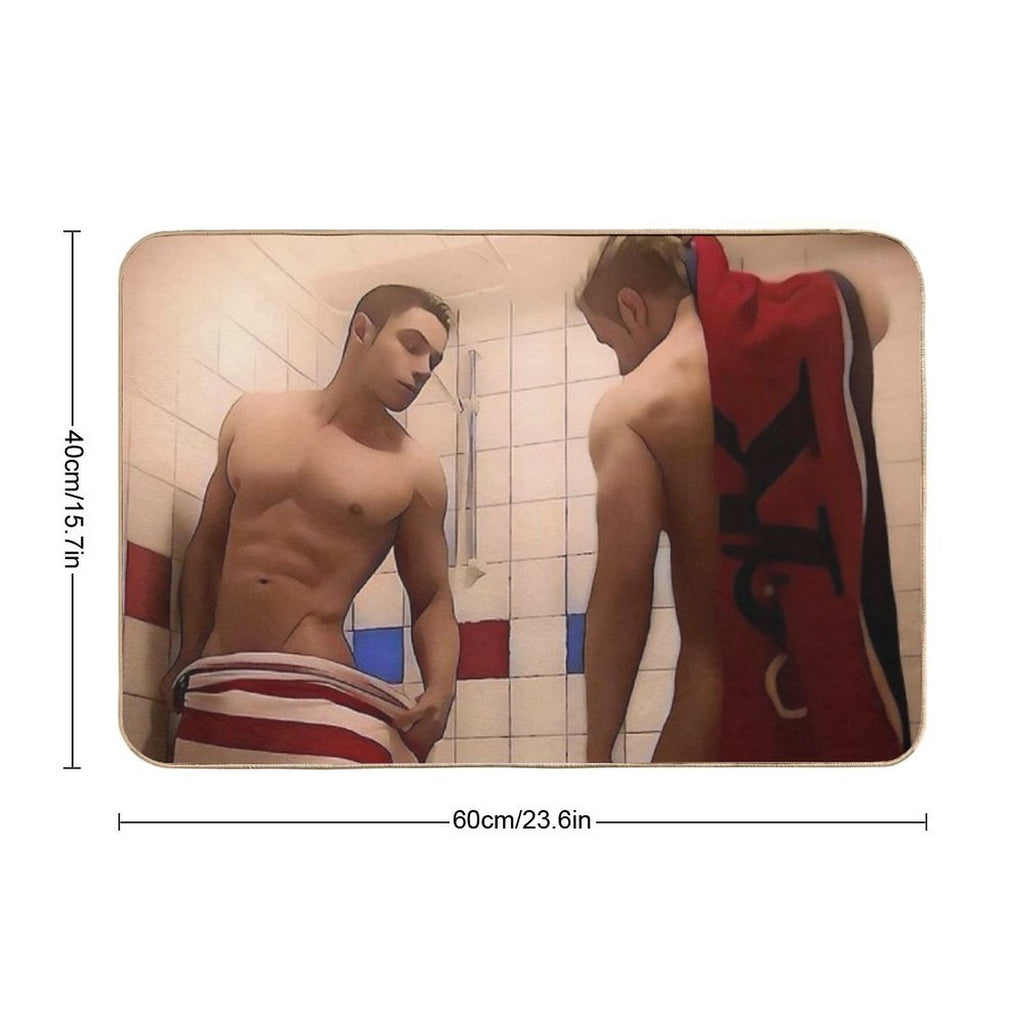 Frat House Flirtation  Anti-Trip Bath Mat