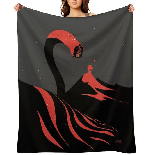 Sandworm. Dune Easy Care Throw Blanket