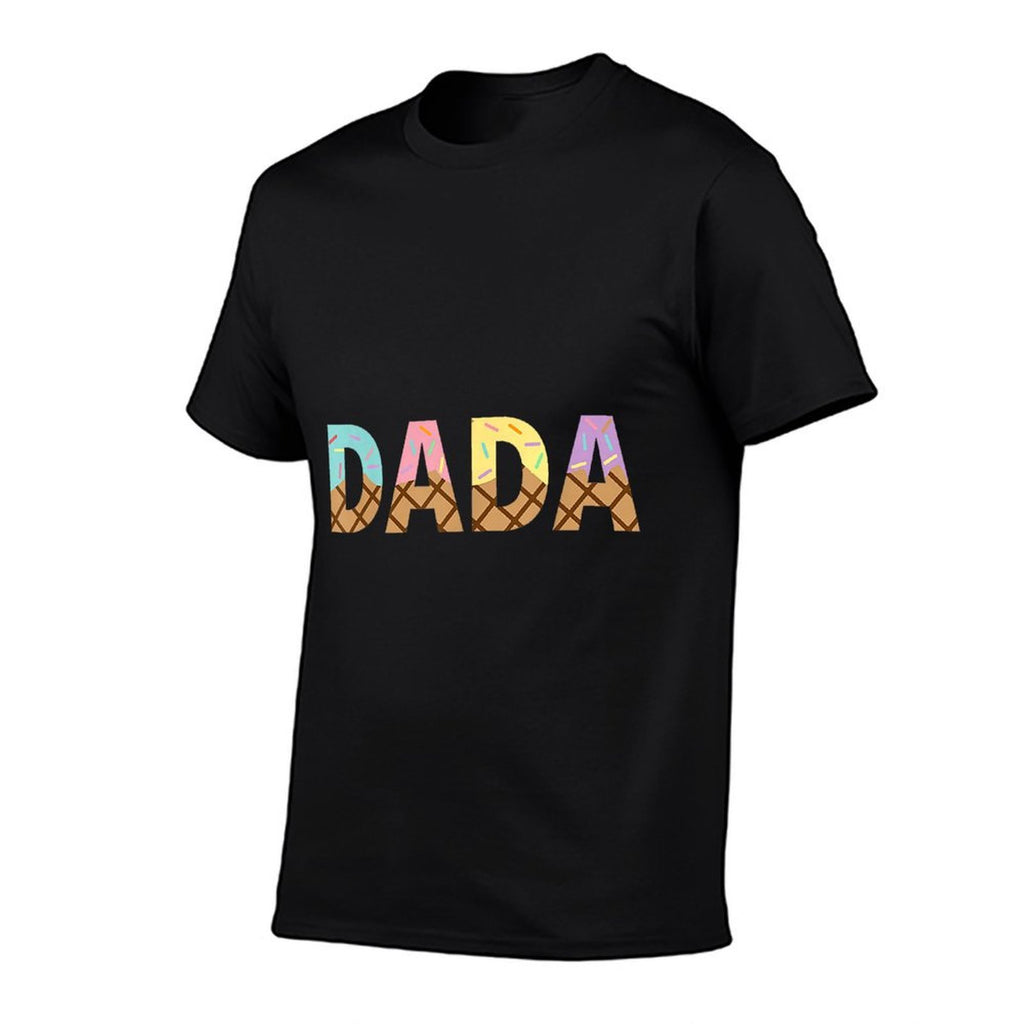 Dada Of The Sweet One Ice Cream 1st First Family Father Day  Oversized Silhouette T-Shirt