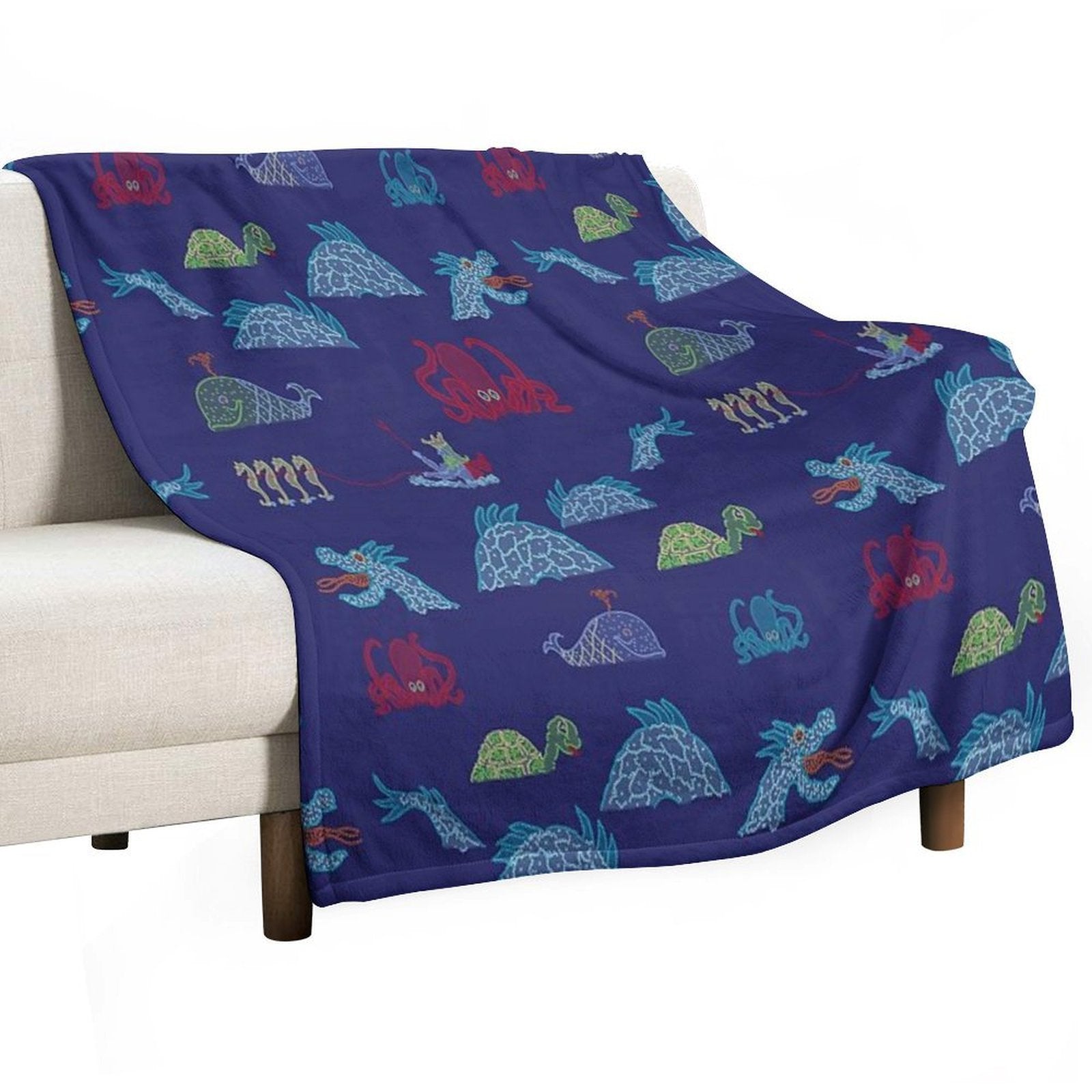 Electrical Water Pageant Shrink-resistant Throw Blanket