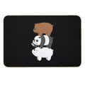 We Bare Bears™ Grizzly, Panda, And Ice Bear  Absorbent Bath Mat