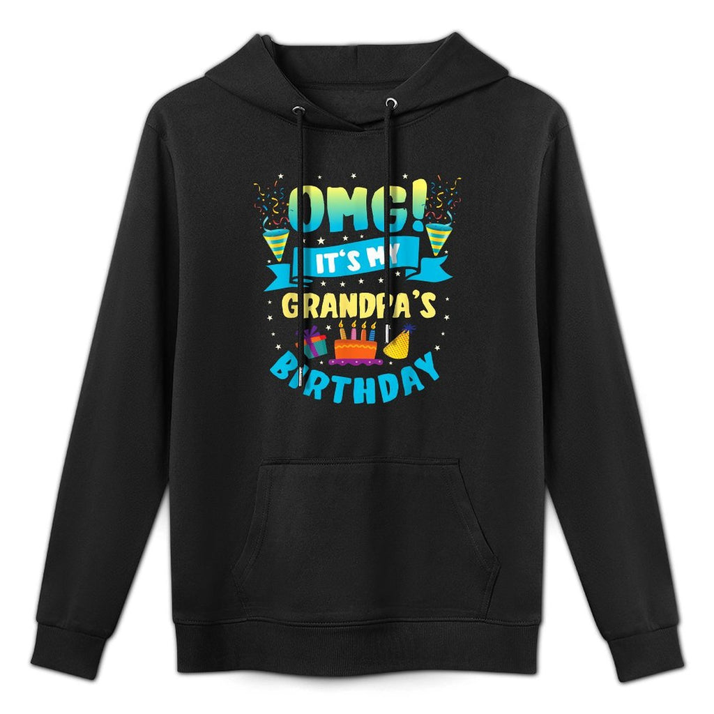 OMG It's My Grandpa Birthday Versatile Streetwear Hoodie