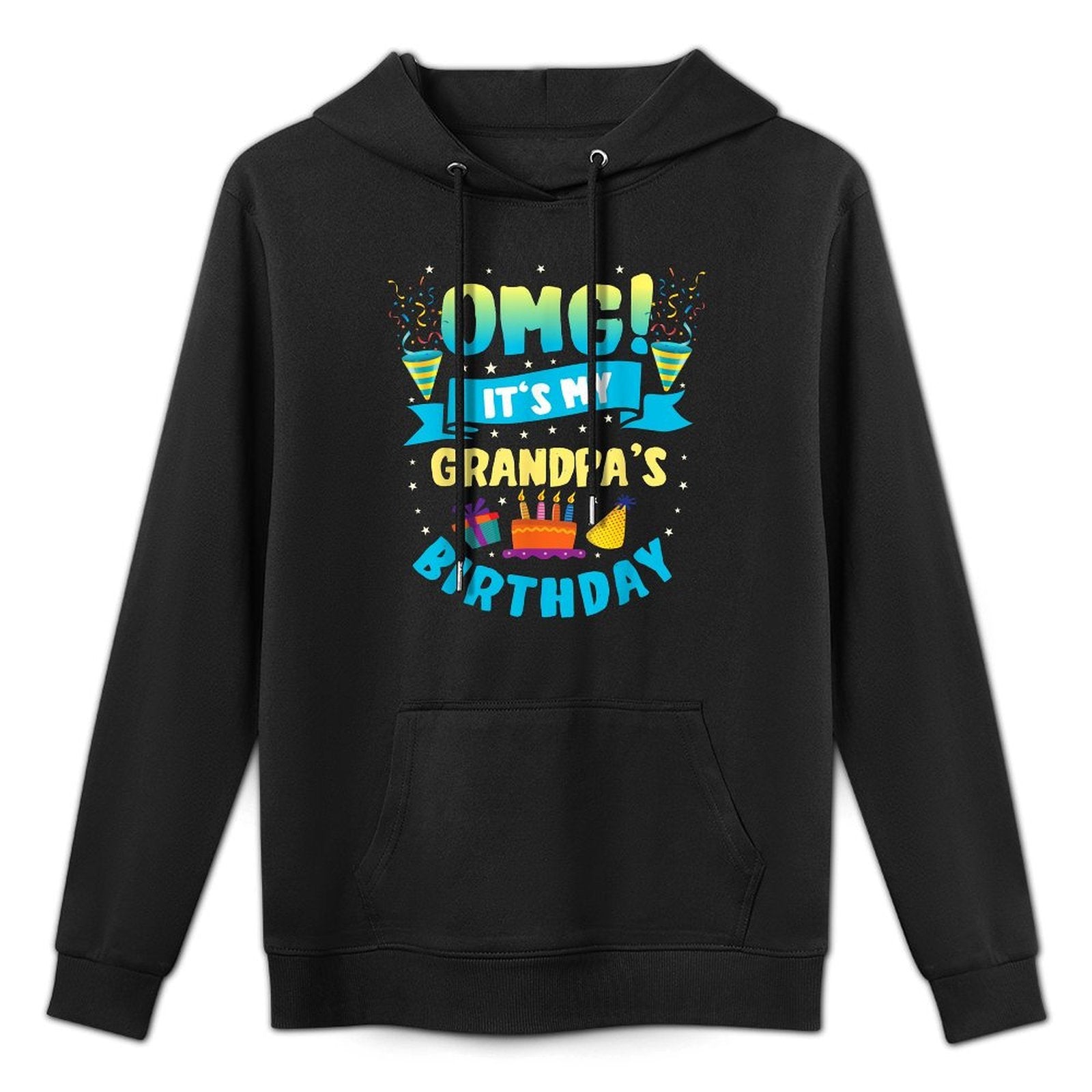 OMG It's My Grandpa Birthday Versatile Streetwear Hoodie