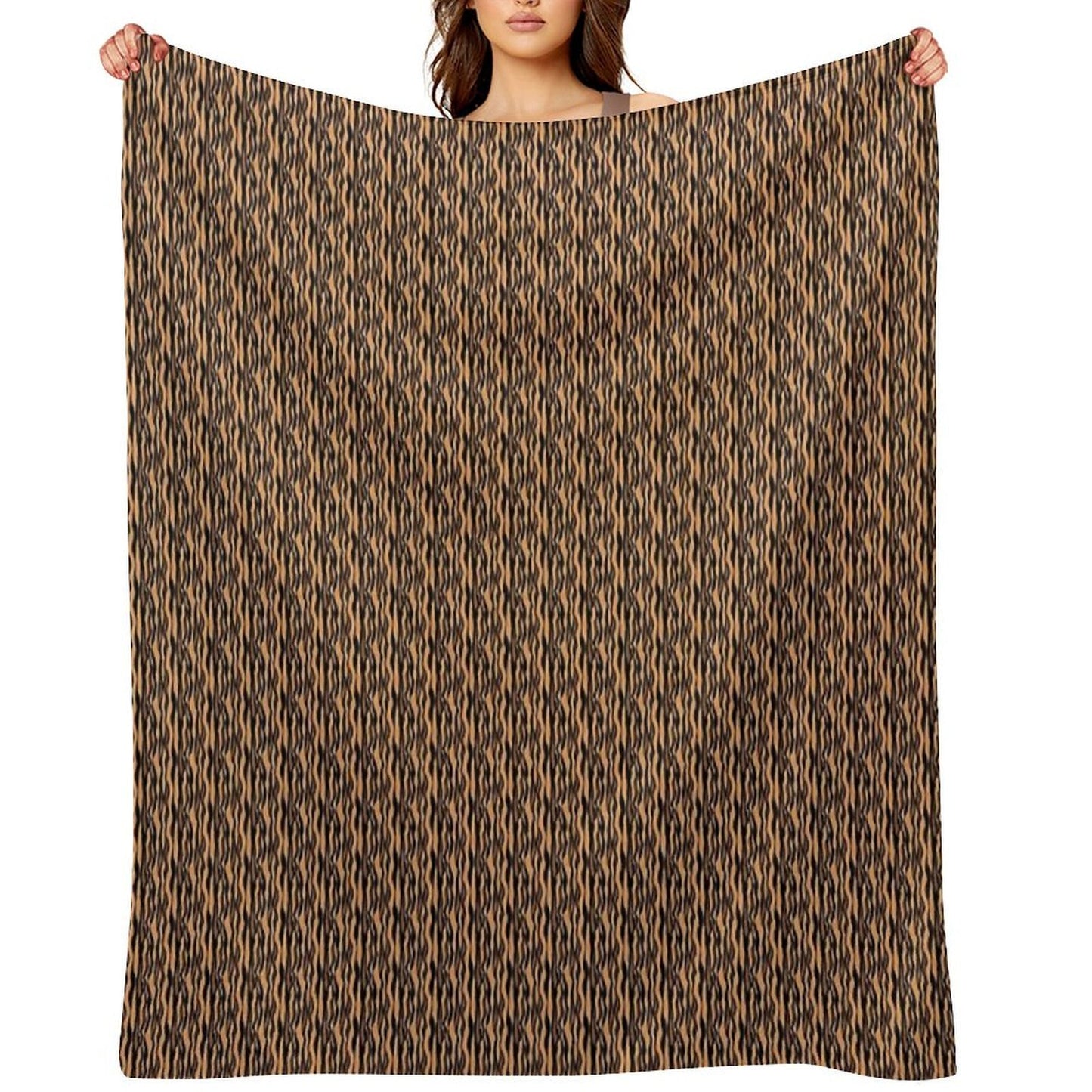 Tiger Animal Print Comfort Throw Blanket