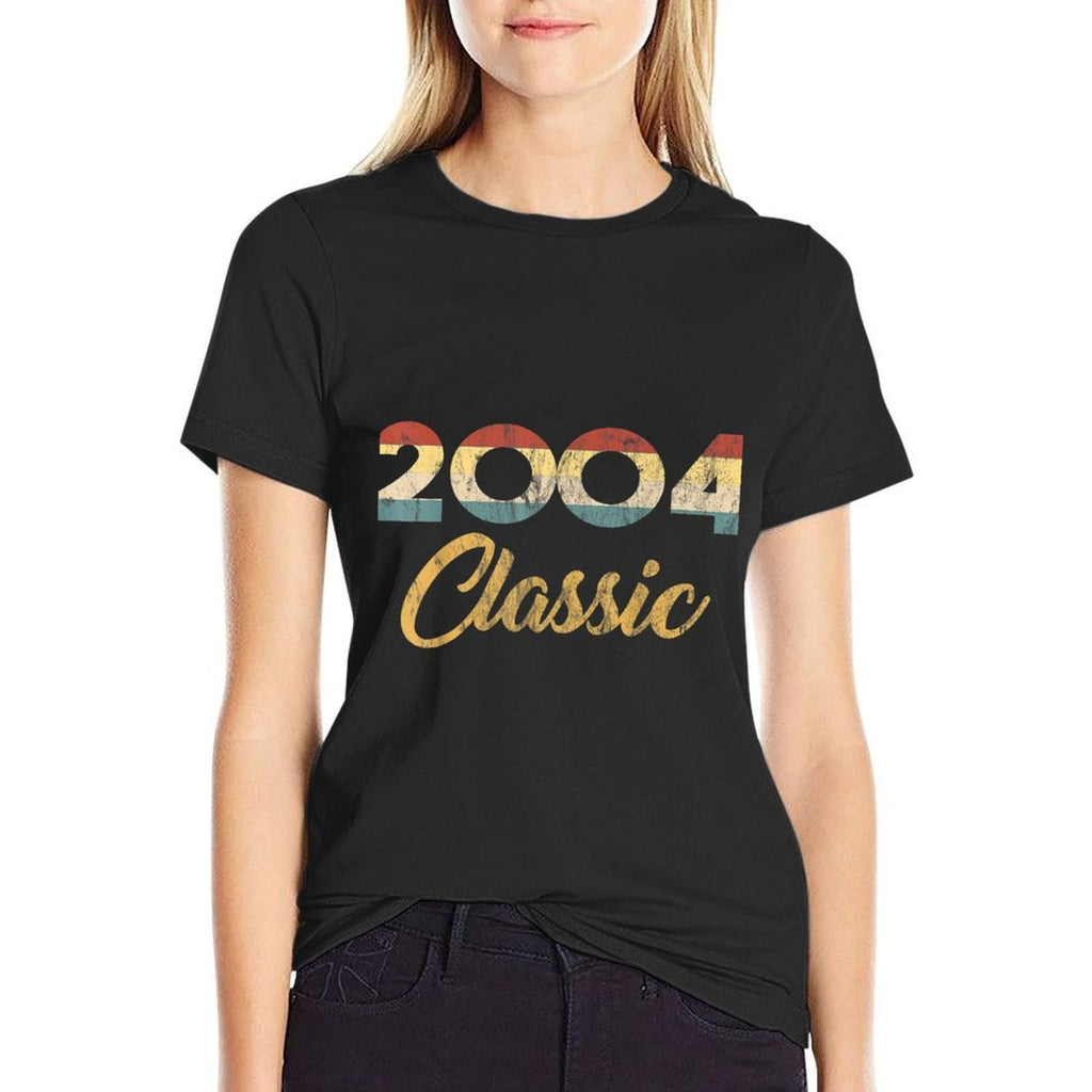 Born In 2004 Classic 00s Celebration Retro 17th Birthday  Odor-resistant T-Shirt