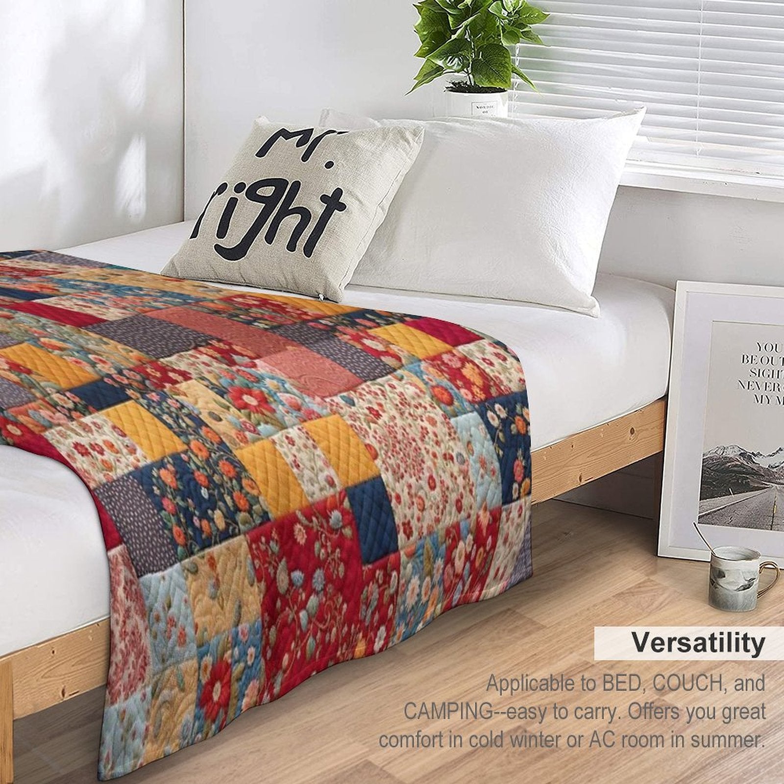 Memories Woven A Nostalgic Patchwork of Floral Elegance And Cozy Charm Shrink-resistant Throw Blanket