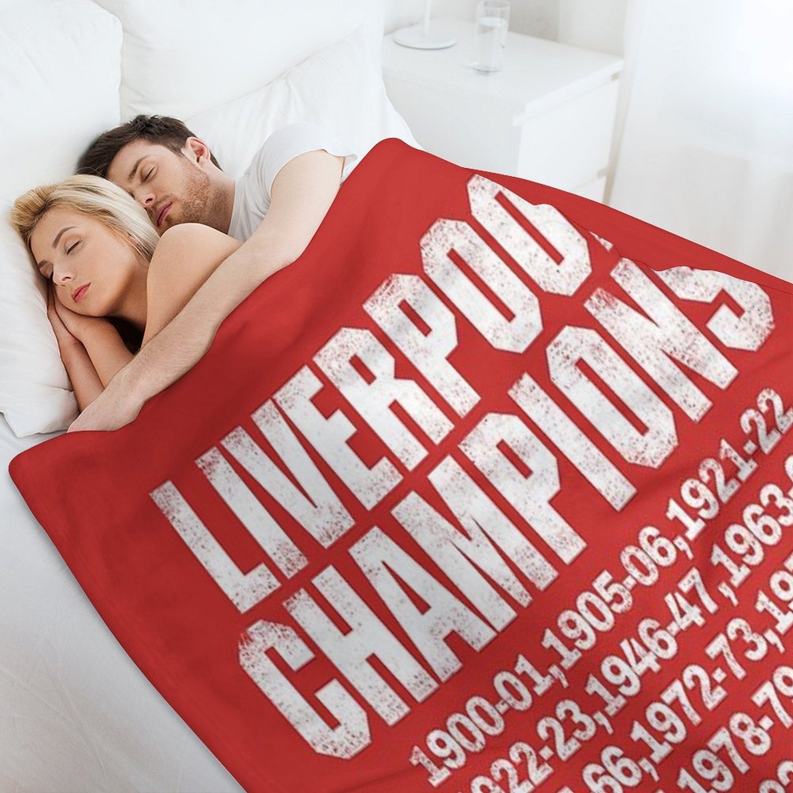 Liverpool Champions. Vintage. Comfort Throw Blanket