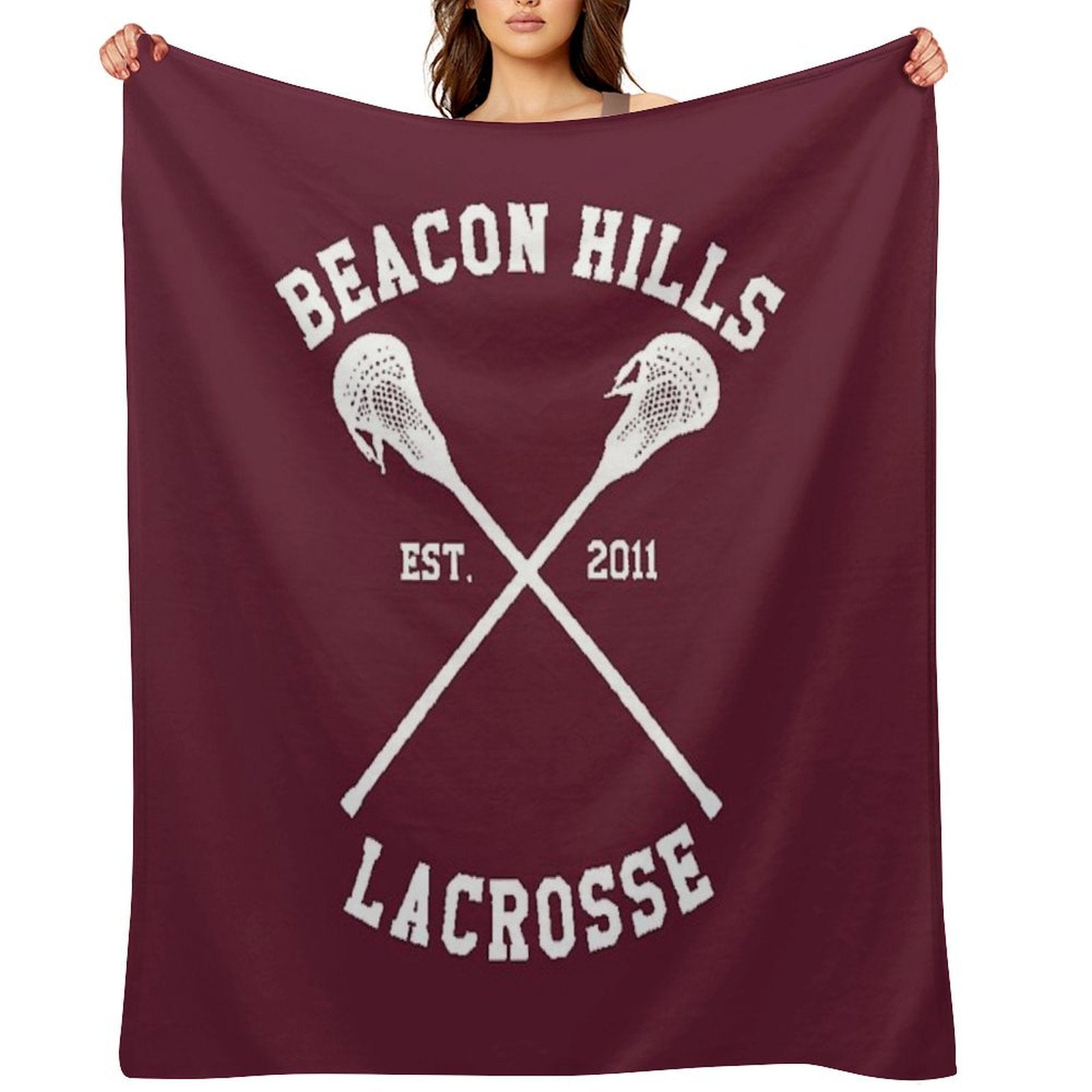 Beacon Hills Lacrosse - Teen Wolf Multi-functional Throw Blanket