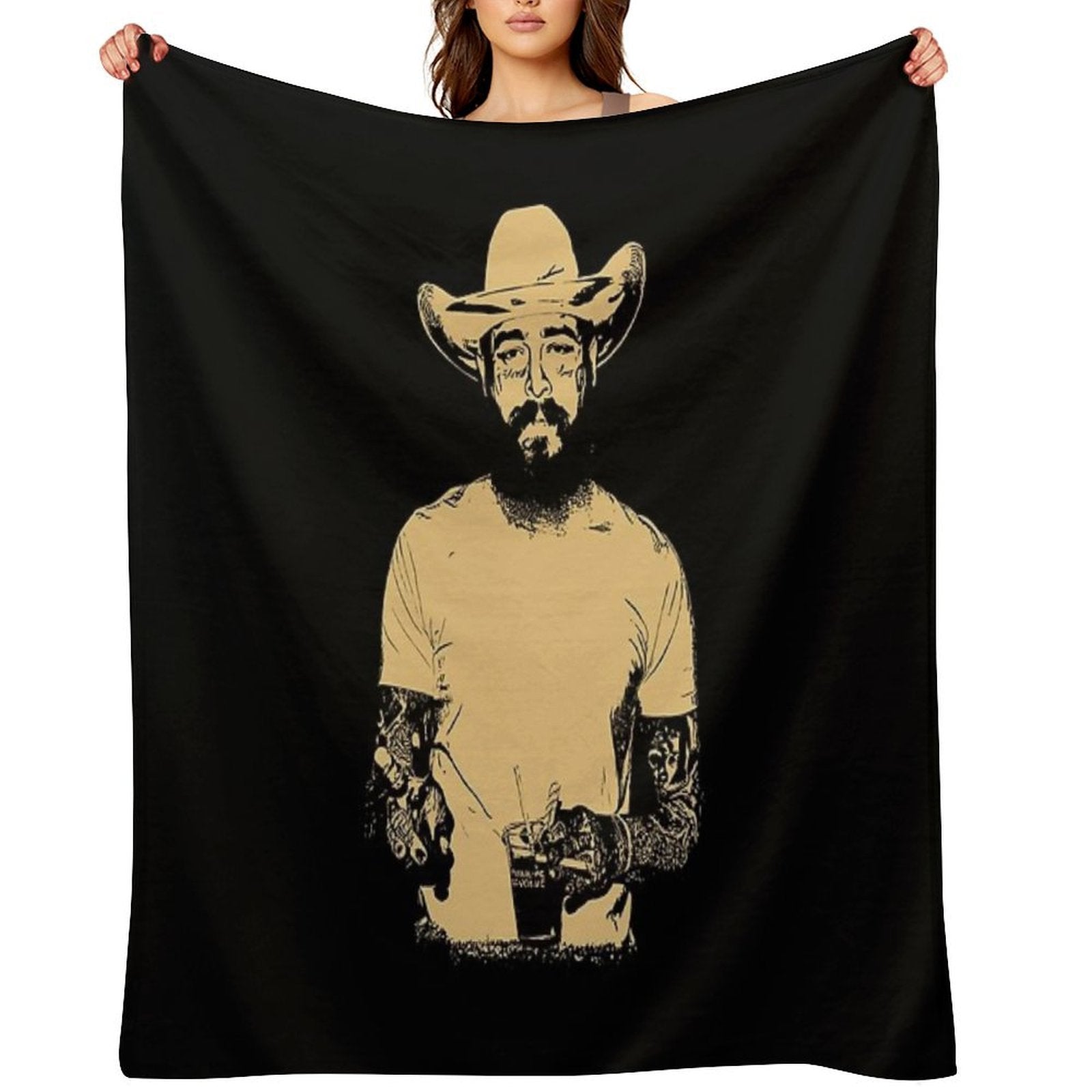 Post Malone F-1 Trillion JOURNEY Machine-washable Throw Blanket