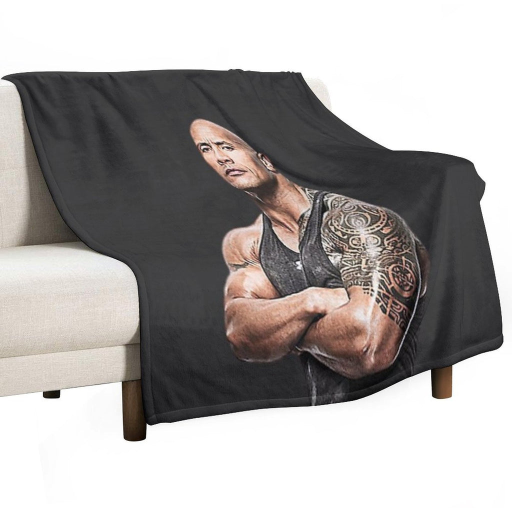 CAN YOU SMELL WHAT THE ROCK IS COOKING Anti-pilling Throw Blanket