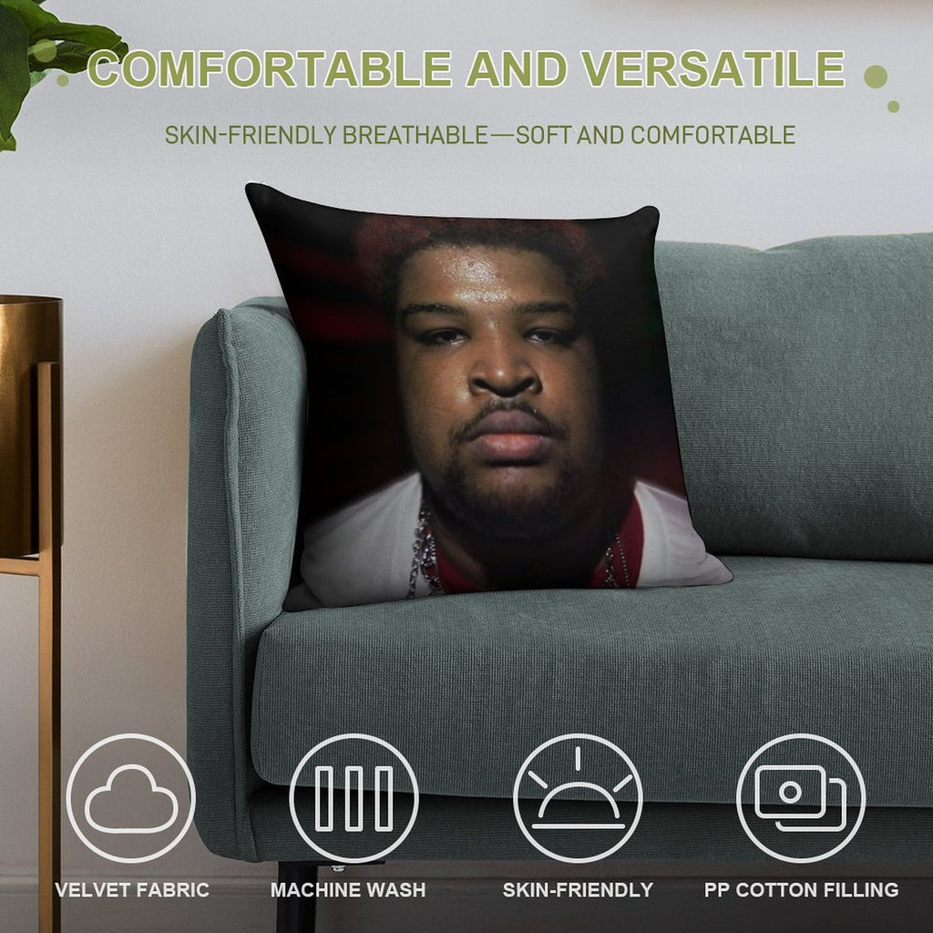 Mario Judah Rage Pillow Soft Reinforced Edging Throw Pillow