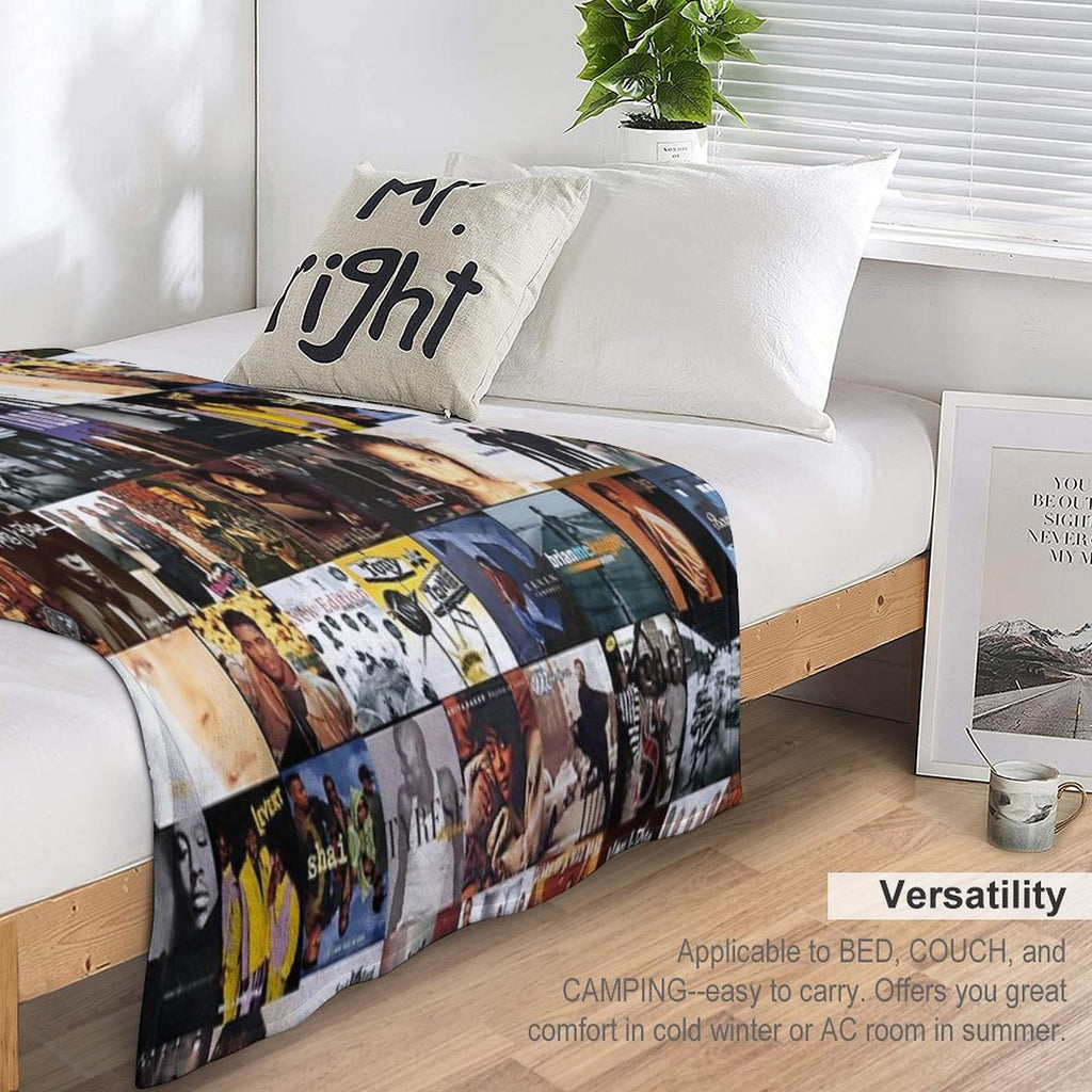 90s R&B Classics Deluxe Durable Throw Blanket