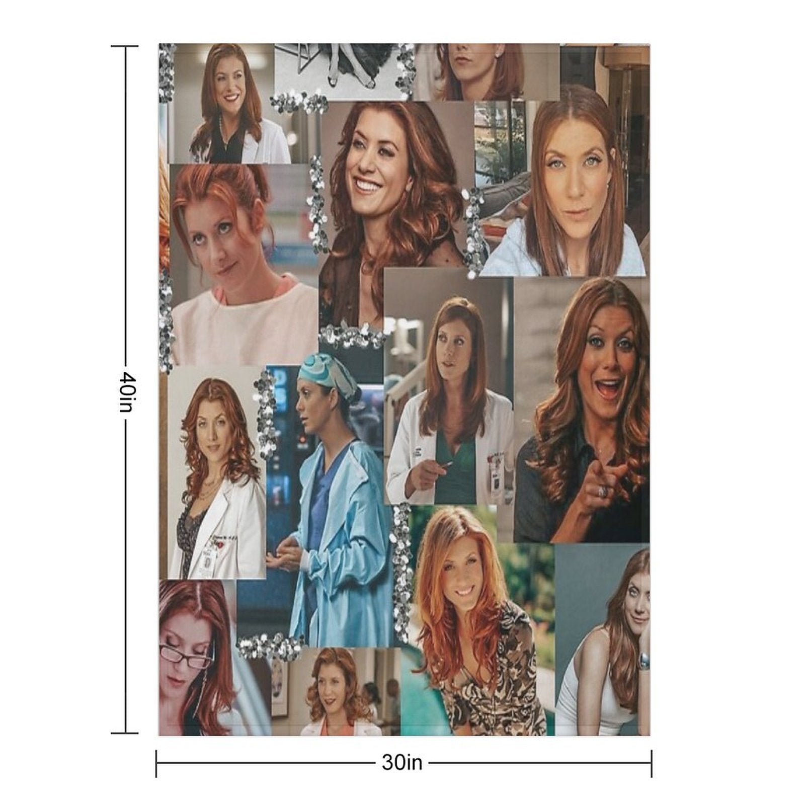 Addison Montgomery Collage ) All-season Throw Blanket