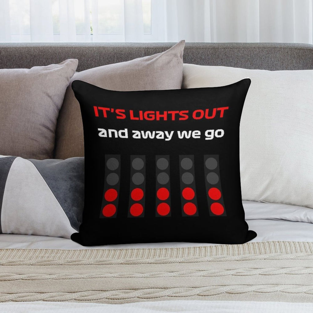 It's Lıghts Out And Away We Go Soft Gift Ready Throw Pillow