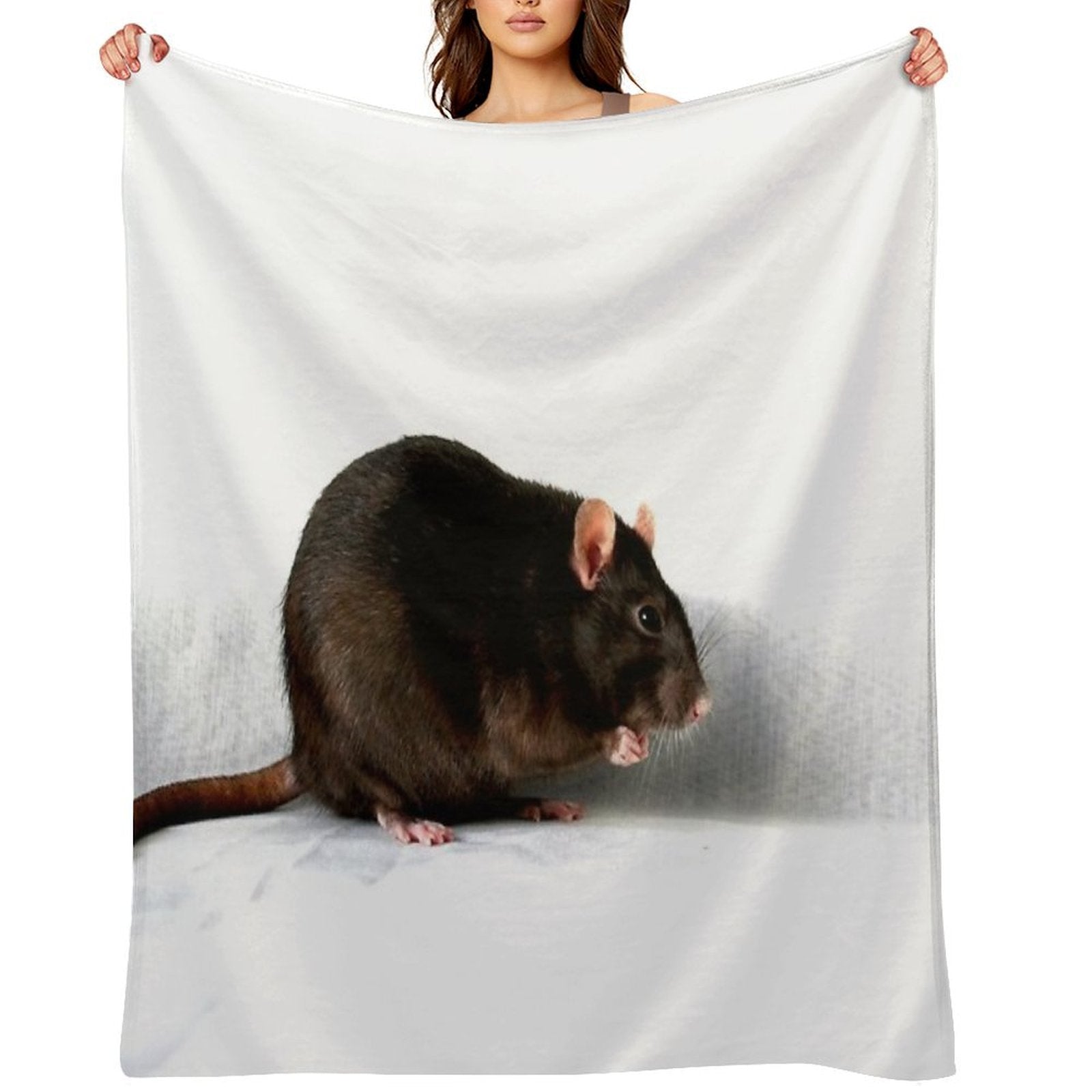 Rat Anti-pilling Throw Blanket