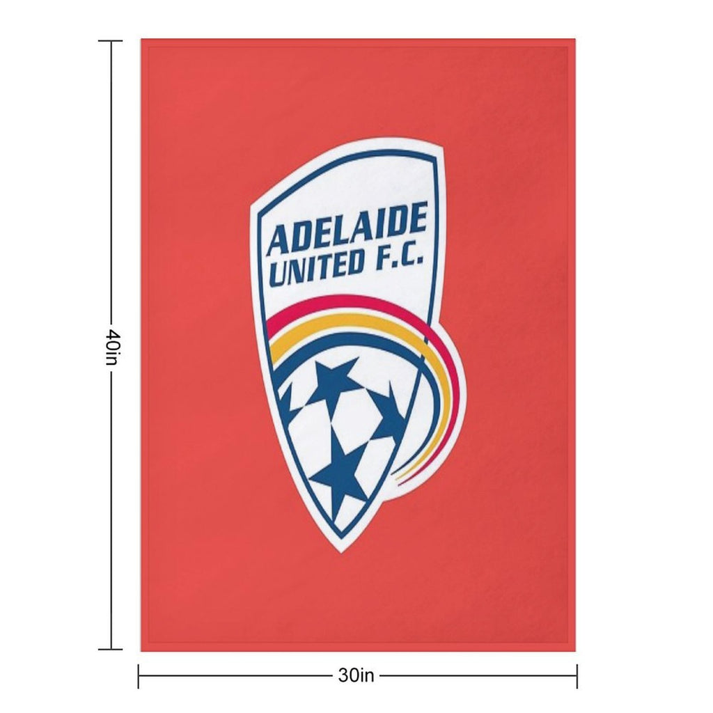 Adelaide United Anti-pilling Throw Blanket
