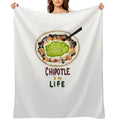 Chipotle Is My Life Wrinkle-free Throw Blanket