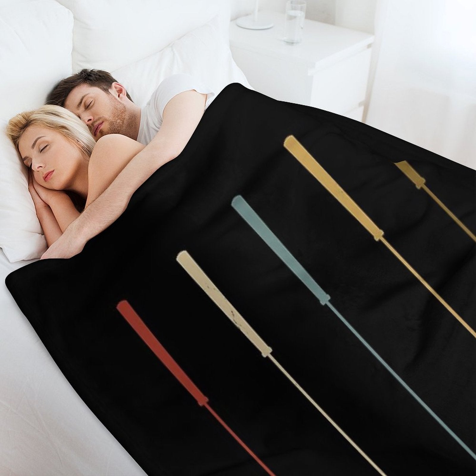 Golf Clubs Retro Vintage Gift-ready Throw Blanket