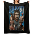 Girl Dinner Gustave Clair Obscur Expedition 33 Sustainable Throw Blanket