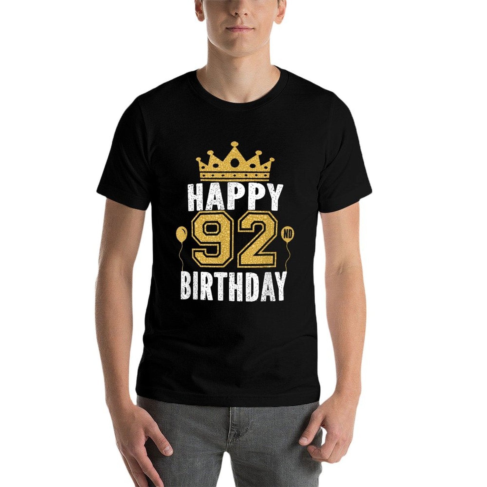 Happy 92nd Birthday Idea For 92 Years Old Man And Woman  Classic T-Shirt