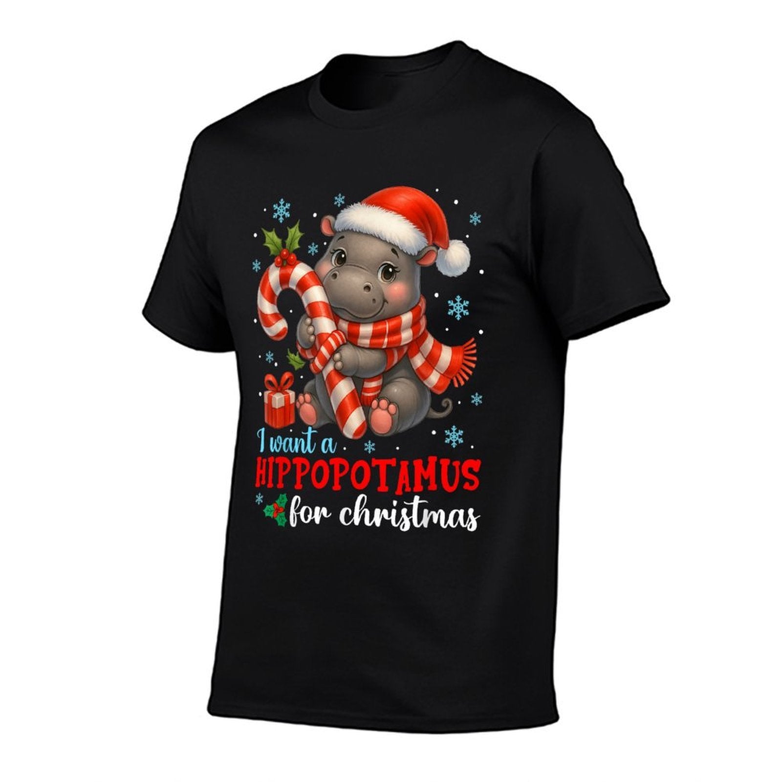 I Want A Hippopotamus for Christmas Xmas Men Women  Vintage-inspired T-Shirt