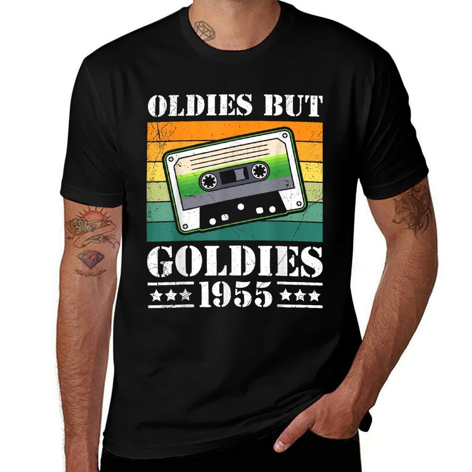 70th Birthday OLDIES BUT GOLDIES 1955 70 Years Birthday  Lightweight T-Shirt